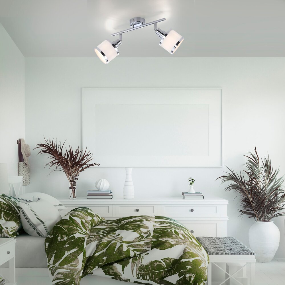 Leuchten-Direkt ACCOR Lampa Sufitowa Srebrny, 2-punktowe main product photo