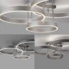 Leuchten-Direkt LILLUTI Lampa Sufitowa LED Srebrny, 2-punktowe, Zdalne sterowanie