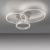 Leuchten-Direkt LILLUTI Lampa Sufitowa LED Srebrny, 2-punktowe, Zdalne sterowanie