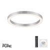 Paul Neuhaus PURE-LINES Lampa Sufitowa LED Srebrny, 1-punktowy, Zdalne sterowanie