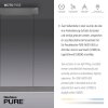 Paul Neuhaus PURE-MOTO-RISE Lampa Wisząca LED Szary, 3-punktowe, Zdalne sterowanie