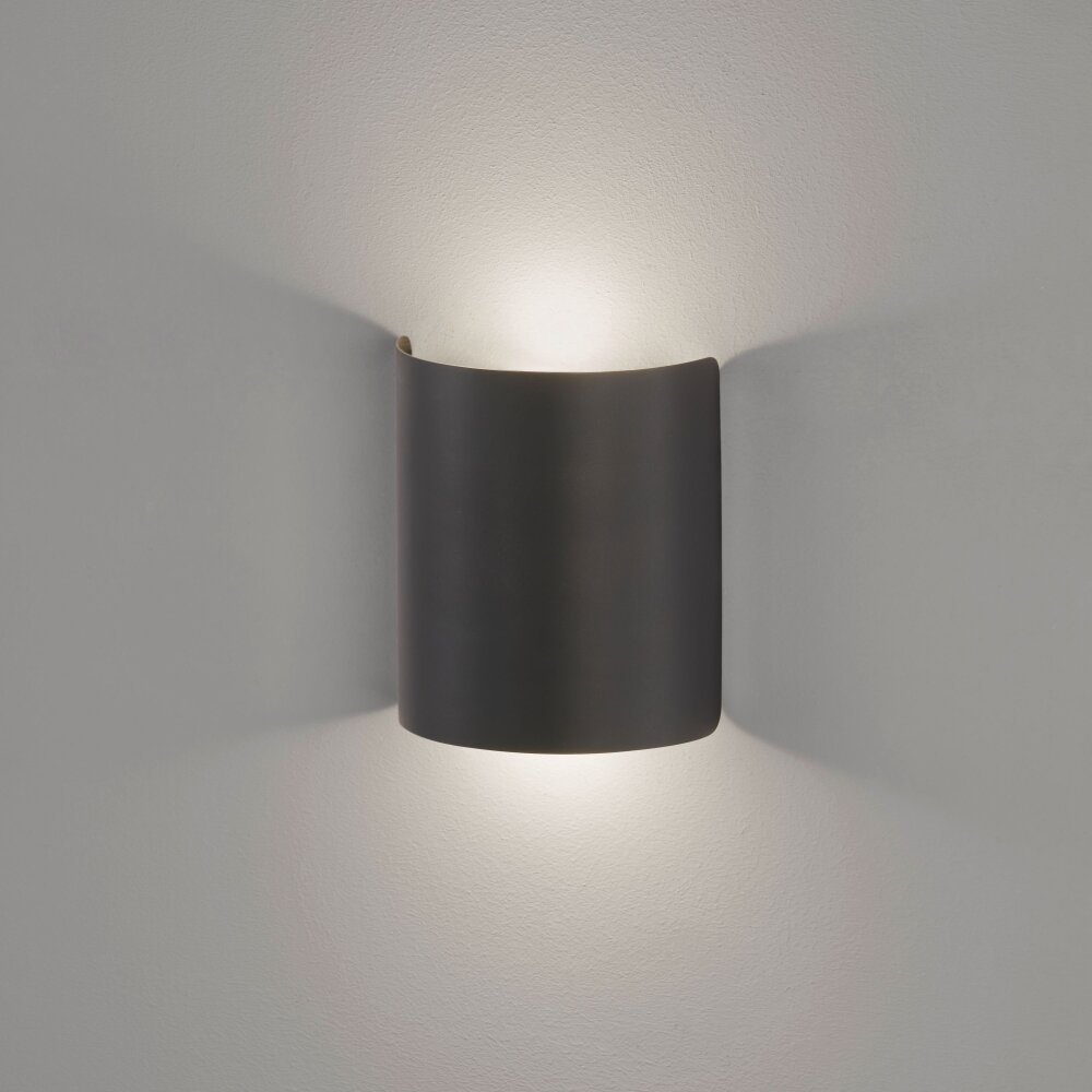 Fischer & Honsel Halv Lampa ścienna LED Czarny, 2-punktowe main product photo