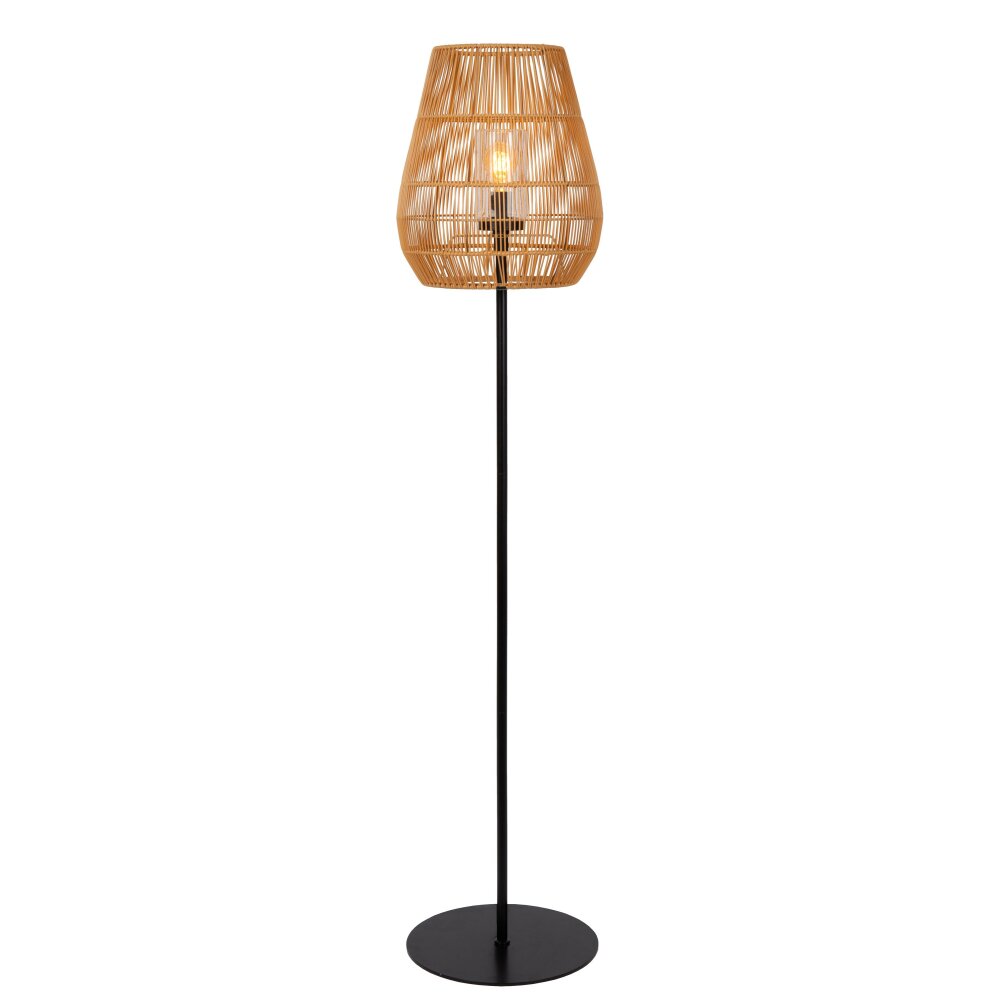 Lucide NERIDA Zewnętrzna Lampa Stojąca Czarny, 1-punktowy main product photo
