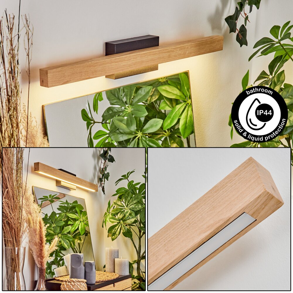 Borobia Lampa oświetlająca lustro LED Czarny, 1-punktowy main product photo