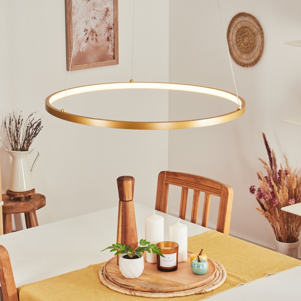 Calcium Lampa Wisząca LED Mosiądz, 1-punktowy main product photo