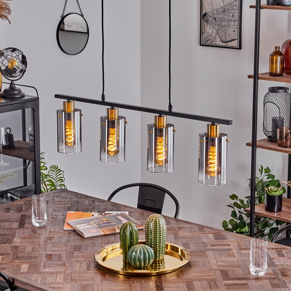 Hunouri Lampa Wisząca Czarny, 4-punktowe main product photo