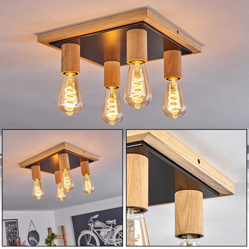 Represita Lampa Sufitowa Ecru, Czarny, 4-punktowe main product photo