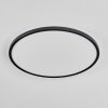 Hooper Lampa Sufitowa LED Czarny, 1-punktowy