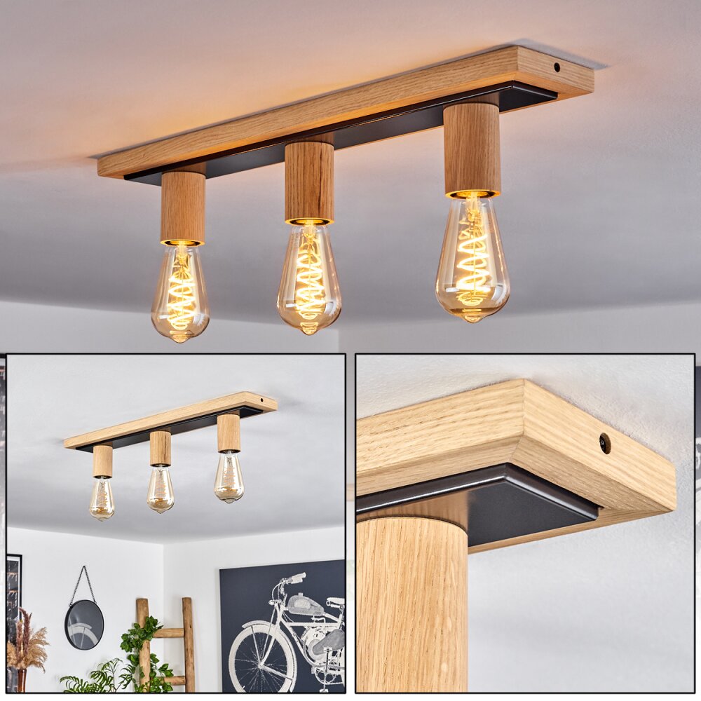 Represita Lampa Sufitowa Ecru, Czarny, 3-punktowe main product photo
