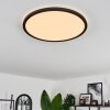 Hooper Lampa Sufitowa LED Czarny, 1-punktowy