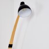 Higashi Lampa Stojąca Jasne drewno, Czarny, 1-punktowy