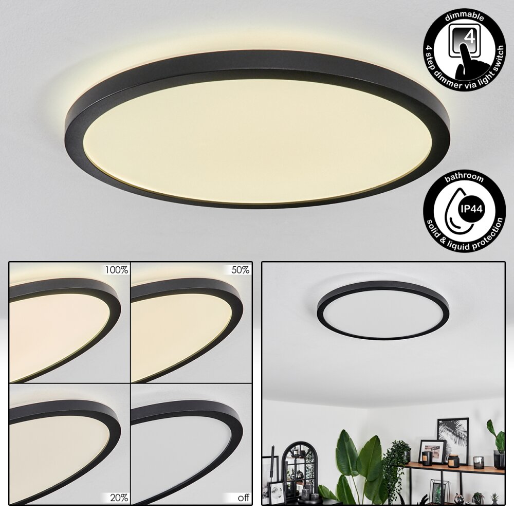Hooper Lampa Sufitowa LED Czarny, 1-punktowy main product photo