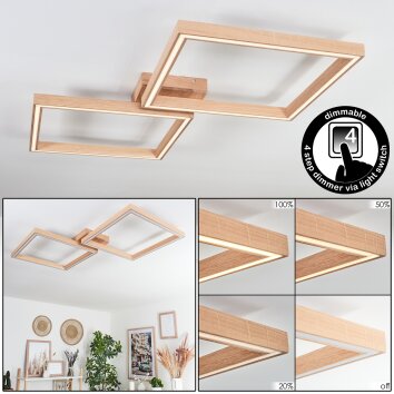 Surisultana Lampa Sufitowa LED Ecru, 2-punktowe