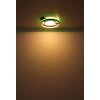 Globo GISELL Lampa Sufitowa LED Czarny, 1-punktowy, Zdalne sterowanie, Zmieniacz kolorów