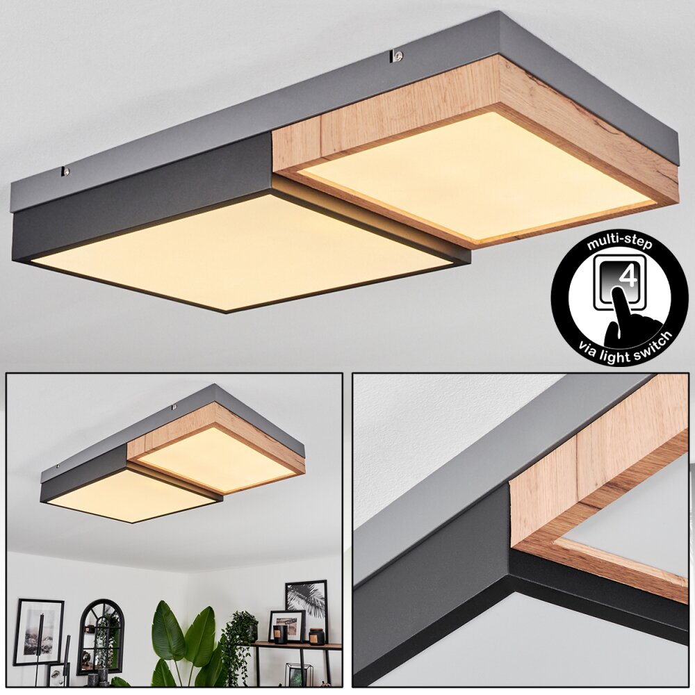 Bornos Lampa Sufitowa LED Antracytowy, 1-punktowy main product photo