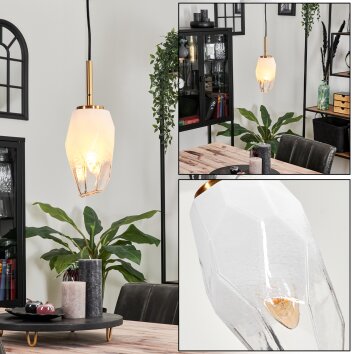 Bocayuva Lampa Wisząca Mosiądz, 1-punktowy