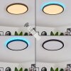 Boyero Lampa Sufitowa LED Czarny, 2-punktowe, Zdalne sterowanie, Zmieniacz kolorów