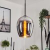 Vevino Lampa Wisząca Szkło 20 cm Chrom, Przydymiony, 1-punktowy