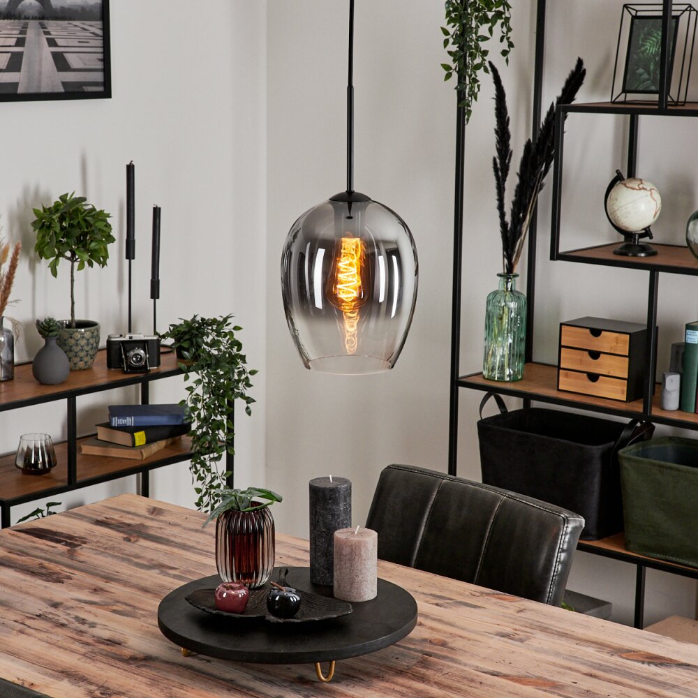 Vevino Lampa Wisząca Szkło 20 cm Przezroczysty, Przydymiony, 1-punktowy main product photo