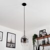 Vevino Lampa Wisząca Szkło 20 cm Przezroczysty, Przydymiony, 1-punktowy