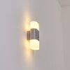 Belerda Zewnętrzny kinkiet LED Szary, 2-punktowe, Czujnik ruchu