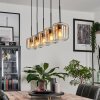 Lauden Lampa Wisząca Szkło 15 cm W kolorze bursztynu, Przezroczysty, 5-punktowe