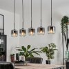 Lauden Lampa Wisząca Szkło 15 cm Przezroczysty, Przydymiony, 5-punktowe