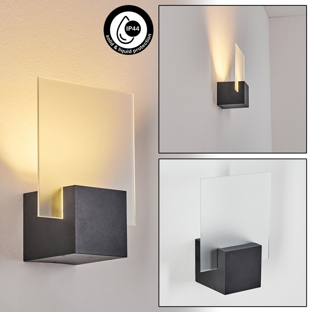Aasbo Zewnętrzny kinkiet LED Czarny, 1-punktowy main product photo