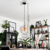 Vevino Lampa Wisząca Szkło 20cm Czarny, 1-punktowy