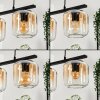 Lauden Lampa Wisząca Szkło 15cm W kolorze bursztynu, Przezroczysty, 3-punktowe