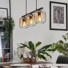 Lauden Lampa Wisząca Szkło 15cm W kolorze bursztynu, Przezroczysty, 3-punktowe