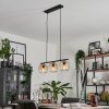 Lauden Lampa Wisząca Szkło 15cm W kolorze bursztynu, Przezroczysty, 3-punktowe