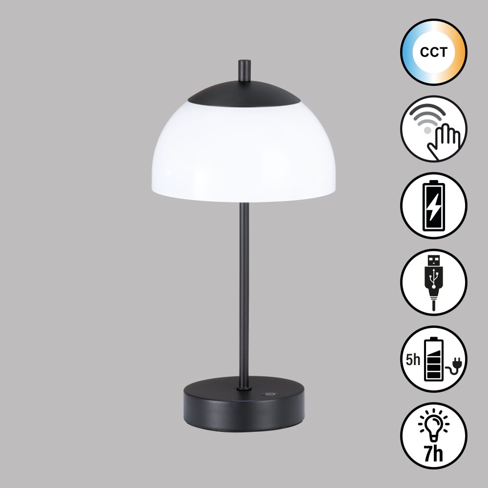FHL easy Riva lampka nocna LED Czarny, 1-punktowy main product photo