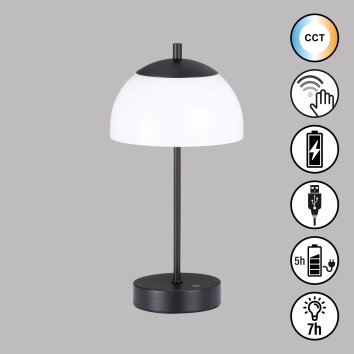 FHL easy Riva lampka nocna LED Czarny, 1-punktowy