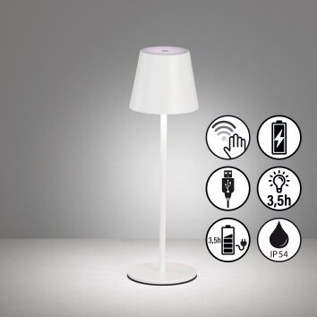 FHL easy Viletto lampka nocna LED Biały, 1-punktowy