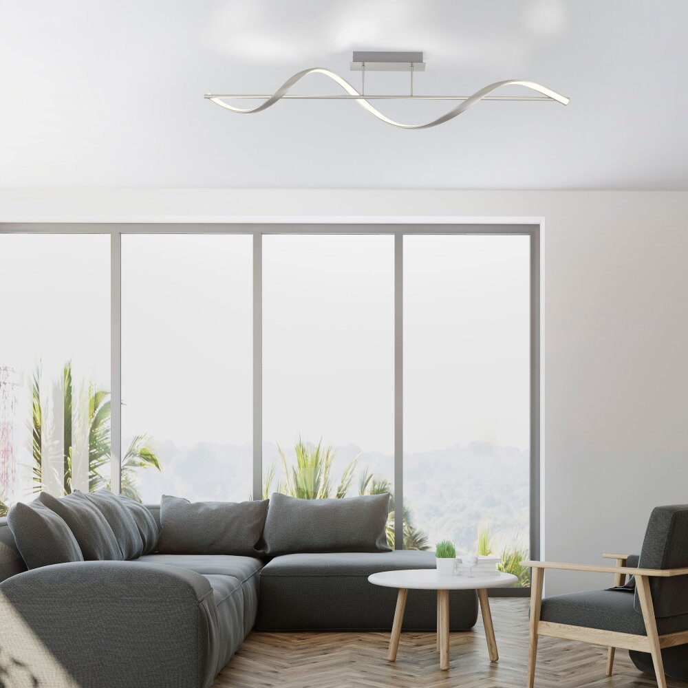 Paul Neuhaus QSWING Lampa Sufitowa LED Srebrny, 1-punktowy, Zdalne sterowanie main product photo