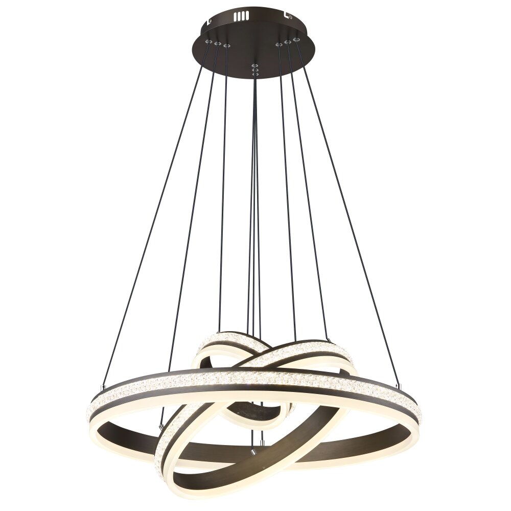 Globo GROUNI Lampa Wisząca LED Tytan, 1-punktowy, Zdalne sterowanie main product photo