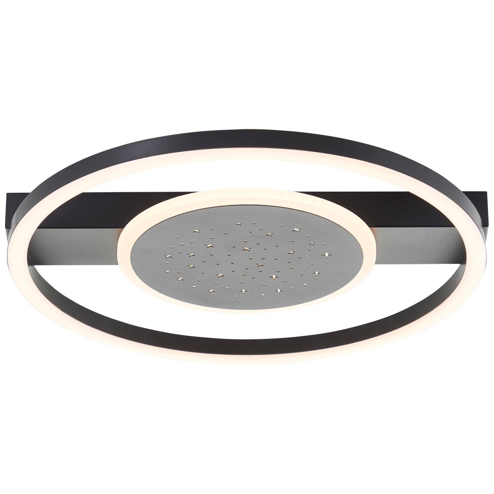 Brilliant Reno Lampa Sufitowa LED Czarny, 1-punktowy main product photo