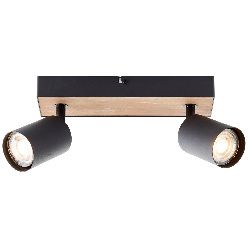 Brilliant Jello Wood Lampa Sufitowa Ecru, Czarny, 2-punktowe main product photo