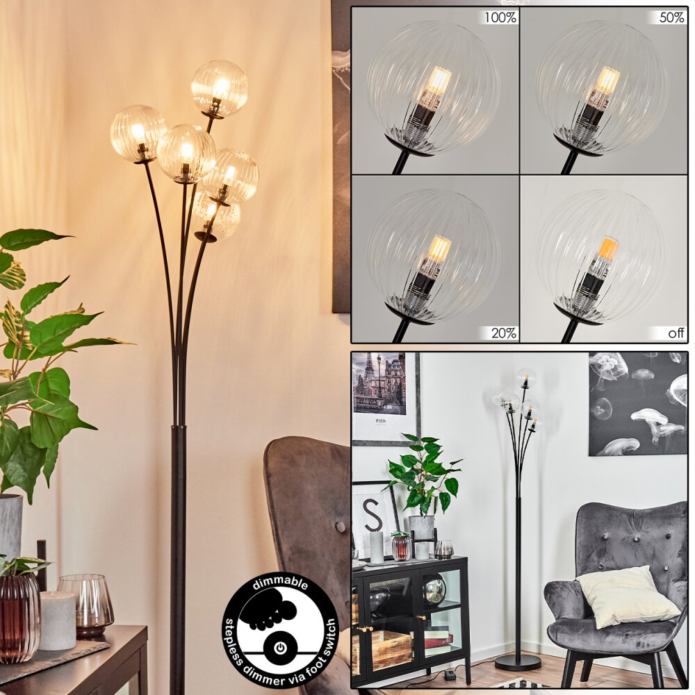 Bernado Lampa Stojąca Czarny, 5-punktowe main product photo