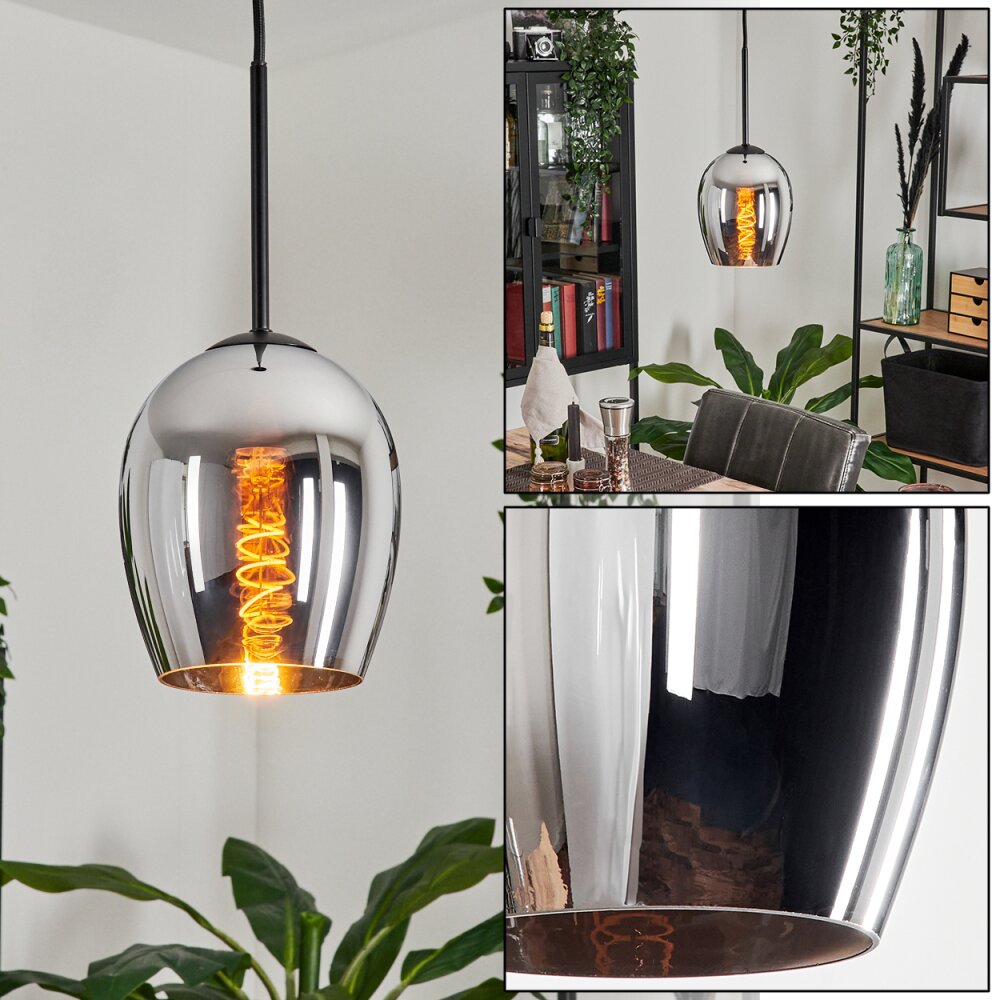 Vevino Lampa Wisząca Szkło 15cm Przydymiony, 1-punktowy main product photo