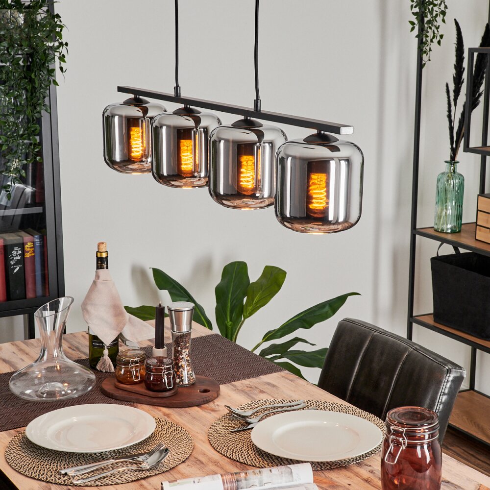 Lauden Lampa Wisząca Szkło 15cm Przydymiony, 4-punktowe main product photo