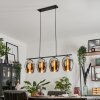 Vevino Lampa Wisząca Szkło 20cm Chrom, Przydymiony, 4-punktowe