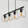 Lauden Lampa Wisząca Szkło 15cm Przezroczysty, 4-punktowe