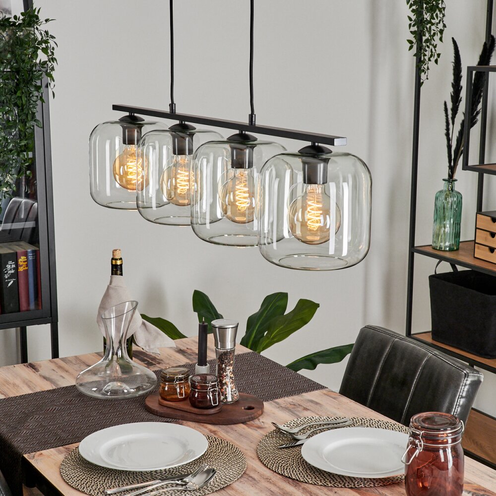 Lauden Lampa Wisząca Szkło 20cm Przezroczysty, 4-punktowe main product photo