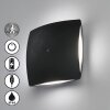FHL easy Magnetics Zewnętrzny kinkiet LED Czarny, 4-punktowe, Czujnik ruchu