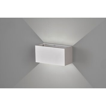 Fischer & Honsel Wallo Lampa ścienna LED Srebrny, 4-punktowe