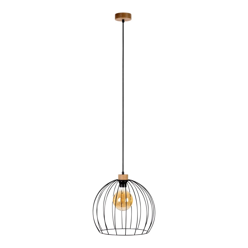 Lecueder Lampa Wisząca Jasne drewno, 1-punktowy main product photo