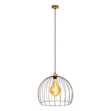 Lecueder Lampa Wisząca Jasne drewno, 1-punktowy