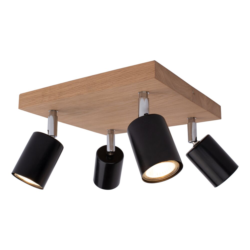 Languileo Lampa Sufitowa Jasne drewno, 4-punktowe main product photo